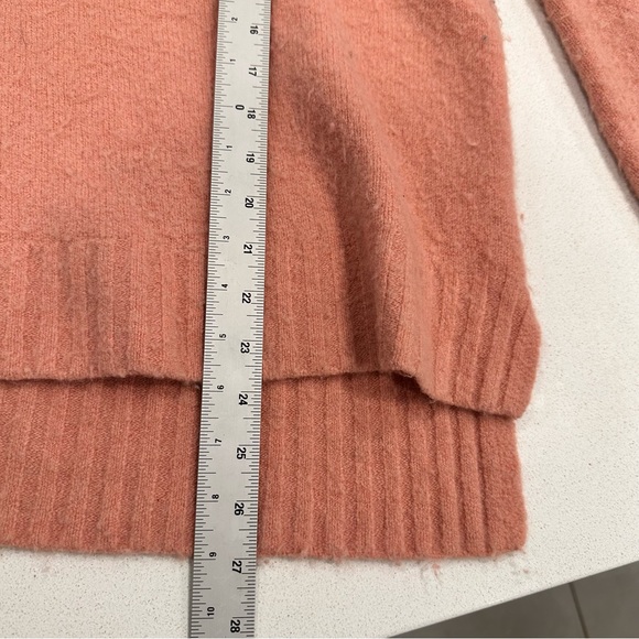 J.Crew Sz XS Oversized Crewneck Supersoft Yarn Merino Alpaca Sweater K5587 Pink - Picture 8 of 8